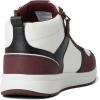 BILLY Footwear Women’s Comfort Dz High Sneaker(White/Wine/Black)