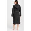 Barefoot Dreams CozyChic Ribbed Hooded Robe(Carbon)