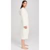 Barefoot Dreams CozyChic Ribbed Hooded Robe(Cream)