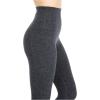 Beyond Yoga Women’s Spacedye Out of Pocket High-Waisted Midi Legging(Black-charcoal)