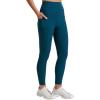 Beyond Yoga Women’s Spacedye Out of Pocket High-Waisted Midi Legging(Blue Gem Heather)