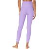 Beyond Yoga Women’s Spacedye Out of Pocket High-Waisted Midi Legging(Bright Amethyst Heather)
