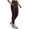 Beyond Yoga Women’s Spacedye Out of Pocket High-Waisted Midi Legging(Dark Chocolate Heather)