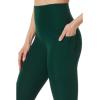 Beyond Yoga Women’s Spacedye Out of Pocket High-Waisted Midi Legging(Dark Spruce Green Heather)