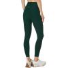 Beyond Yoga Women’s Spacedye Out of Pocket High-Waisted Midi Legging(Dark Spruce Green Heather)