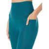 Beyond Yoga Women’s Spacedye Out of Pocket High-Waisted Midi Legging(Deep Sea Heather)