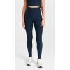 Beyond Yoga Women’s Spacedye Out of Pocket High-Waisted Midi Legging(Nocturnal Navy)