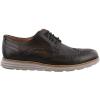 Cole Haan Men’s Great Jones Wingtip Oxford(Black Leather/Ironstone)