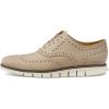 Cole Haan Men’s Great Jones Wingtip Oxford(Dune Nubuck Chestnut Truffle Ivory)