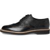 Cole Haan Mens Morse Grand Wingtip(Blk/Blk/Gray Pin)