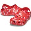 Crocs Kids’ Classic Patterns and Grpahics Clogs(Cherry Red)