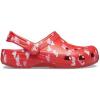 Crocs Kids’ Classic Patterns and Grpahics Clogs(Cherry Red)