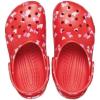 Crocs Kids’ Classic Patterns and Grpahics Clogs(Cherry Red)