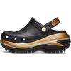 Crocs Unisex Adult Mega Crush Clogs(Black/Gold)
