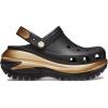 Crocs Unisex Adult Mega Crush Clogs(Black/Gold)