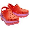 Crocs Unisex Adult Mega Crush Clogs(Lava)