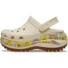 Crocs Unisex Adult Mega Crush Clogs(Vanilla/Multi Retro Floral)