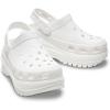 Crocs Unisex Adult Mega Crush Clogs(White)