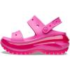 Crocs Unisex-Adult Classic Mega Crush Sandal | Platform Sandals(Juice)