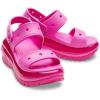 Crocs Unisex-Adult Classic Mega Crush Sandal | Platform Sandals(Juice)