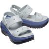 Crocs Unisex-Adult Classic Mega Crush Sandal | Platform Sandals(Mirage/Multi)