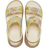 Crocs Unisex-Adult Classic Mega Crush Sandal | Platform Sandals(Vanilla/Cork Retro Floral)