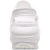 Crocs Unisex-Adult Classic Mega Crush Sandal | Platform Sandals(White)