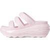 Crocs unisex-adult Mega Crush Triple Strap Sandal(Pink Milk)