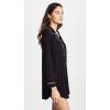 Eberjey Gisele Classic Women’s Pajama Sleepshirt(Black/Sorbet Pink)