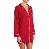 Eberjey Gisele Classic Women’s Pajama Sleepshirt(Haute Red/Ivory)