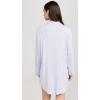 Eberjey Gisele Classic Women’s Pajama Sleepshirt(Ice Blue/Ivory)