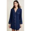 Eberjey Gisele Classic Women’s Pajama Sleepshirt(Navy/Ivory)