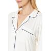 Eberjey Gisele Classic Women’s Pajama Sleepshirt(Pure Ivory/Navy)