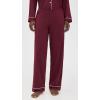 Eberjey Gisele Relaxed Short PJ Set – Sorbet Pink/Black(Bordeaux/Ivory)