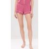 Eberjey Gisele Relaxed Short PJ Set – Sorbet Pink/Black(Raspberry/Ivory)