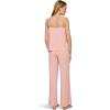 Eberjey Gisele Relaxed Short PJ Set – Sorbet Pink/Black(Silver Pink)