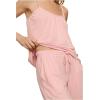 Eberjey Gisele Relaxed Short PJ Set – Sorbet Pink/Black(Silver Pink)