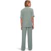 Eberjey Gisele Short Sleeve Pant PJ Set(Eucalyptus/Ivory)