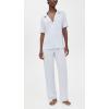 Eberjey Gisele Short Sleeve Pant PJ Set(Ice Blue/Ivory)