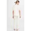 Eberjey Gisele Short Sleeve Pant PJ Set(Ivory/Navy)