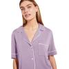 Eberjey Gisele Short Sleeve Pant PJ Set(Lavender)