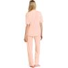 Eberjey Gisele Short Sleeve Pant PJ Set(Petal Pink)