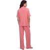 Eberjey Gisele Short Sleeve Pant PJ Set(Sunkissed Coral)