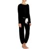 Eberjey Gisele Slouchy Set(Black/Ivory)