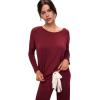 Eberjey Gisele Slouchy Set(Cabernet/Ivory)