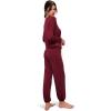 Eberjey Gisele Slouchy Set(Cabernet/Ivory)