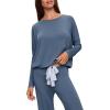 Eberjey Gisele Slouchy Set(Coastal Blue/Ice Blue)