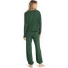 Eberjey Gisele Slouchy Set(Forest Green/Ivory)