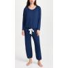 Eberjey Gisele Slouchy Set(Navy/ Ivory)