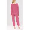 Eberjey Gisele Slouchy Set(Raspberry/Ivory)